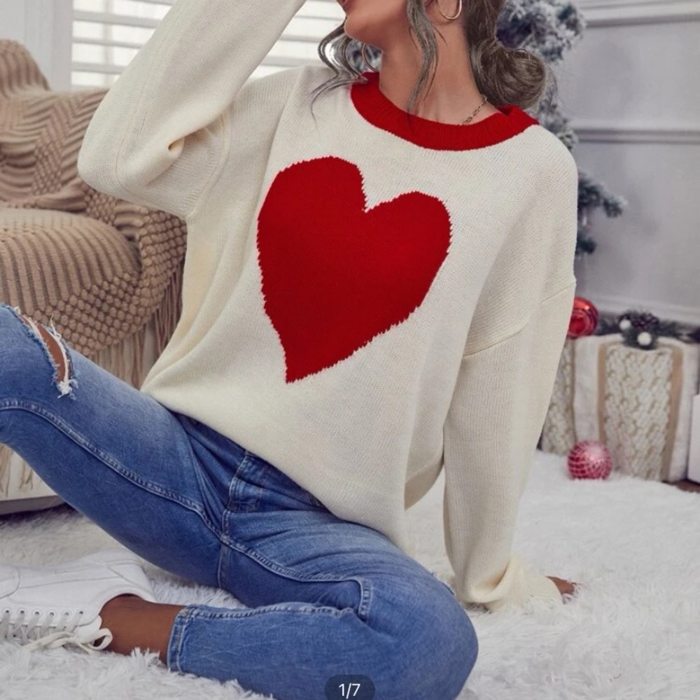 Heart sweater